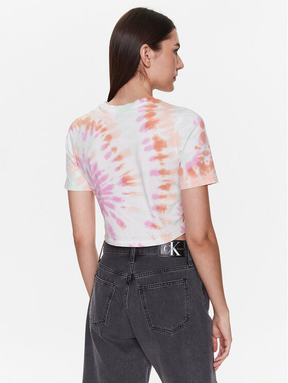 Vans Vans Тишърт Resort Wash VN0003PS Цветен Cropped Fit