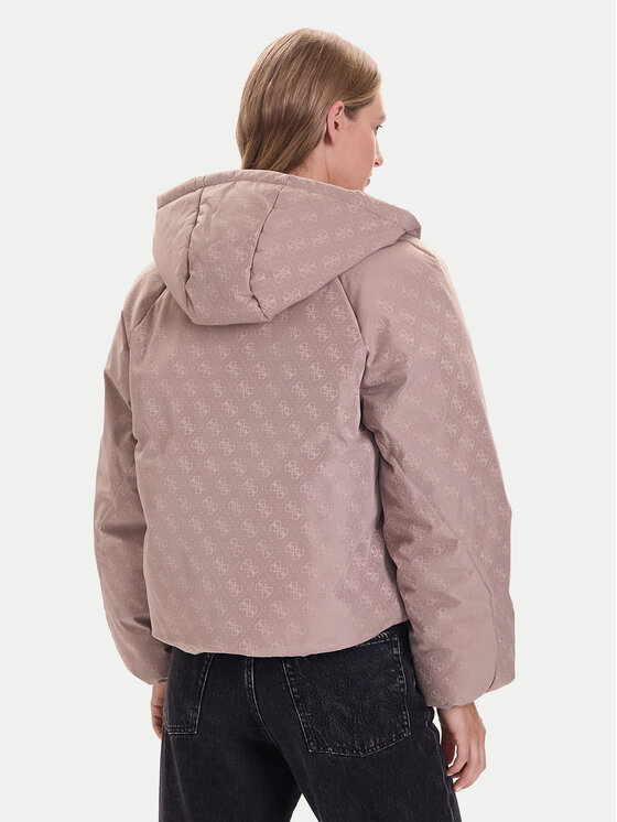 Guess Guess Zimní bunda V5BL07 WGLW2 Béžová Relaxed Fit