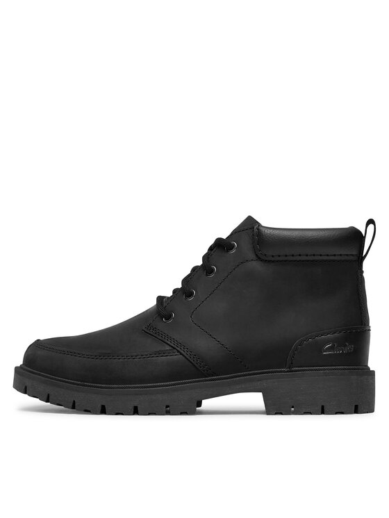 Clarks black clearance chukka