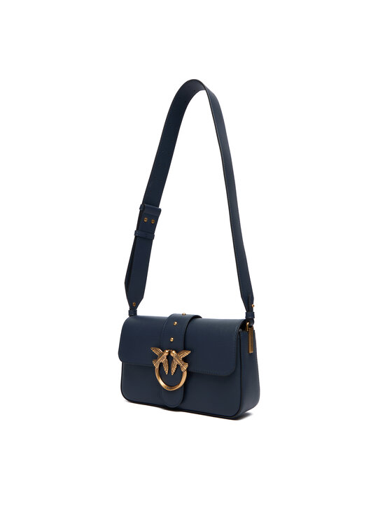 PINKO PINKO Дамска чанта Love One Mini Slouchy Fl Ai 25-26 PLTT 104340 A0QO Син