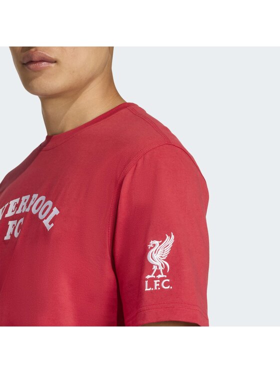adidas adidas Koszulka techniczna Liverpool FC US Pack Tee Czerwony Regular Fit