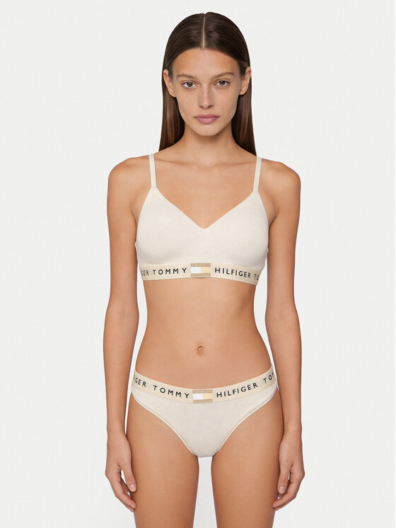Tommy Hilfiger Tommy Hilfiger Bralette krūšturis UW0UW05715 Bēšs