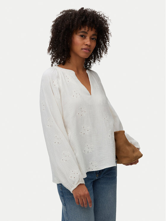Vero Moda Vero Moda Halenka Natali 10342739 Bílá Regular Fit