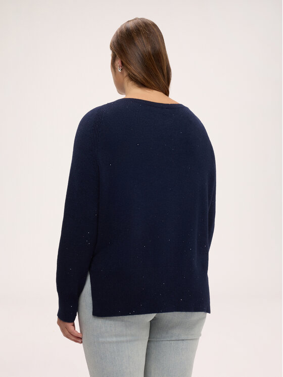 Fiorella Rubino Fiorella Rubino Maglione M385E002442N034 Blu Regular Fit
