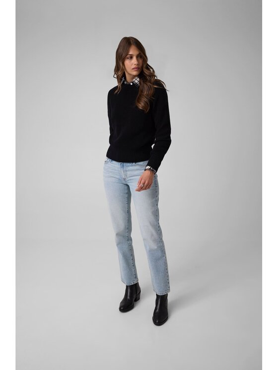 Guess Jeans Guess Jeans Sweter 184167 Czarny Classic Fit