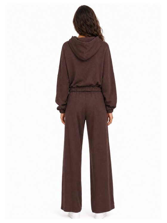Agatha Studio Agatha Studio Dres A26SS-KA-K04 Brązowy Oversize