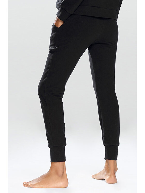 DKaren Sport DKaren Sport Spodnie dresowe Seattle Czarny Classic Fit
