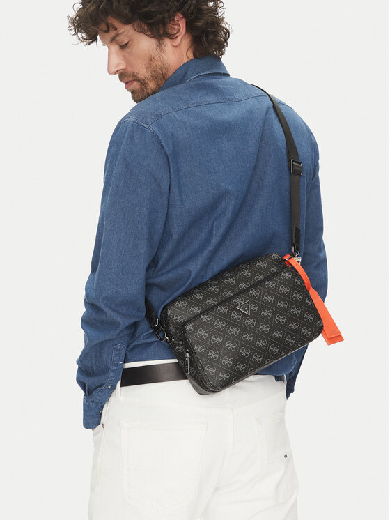 Guess Guess Torbica za okrog pasu HMMILO P5222 Črna
