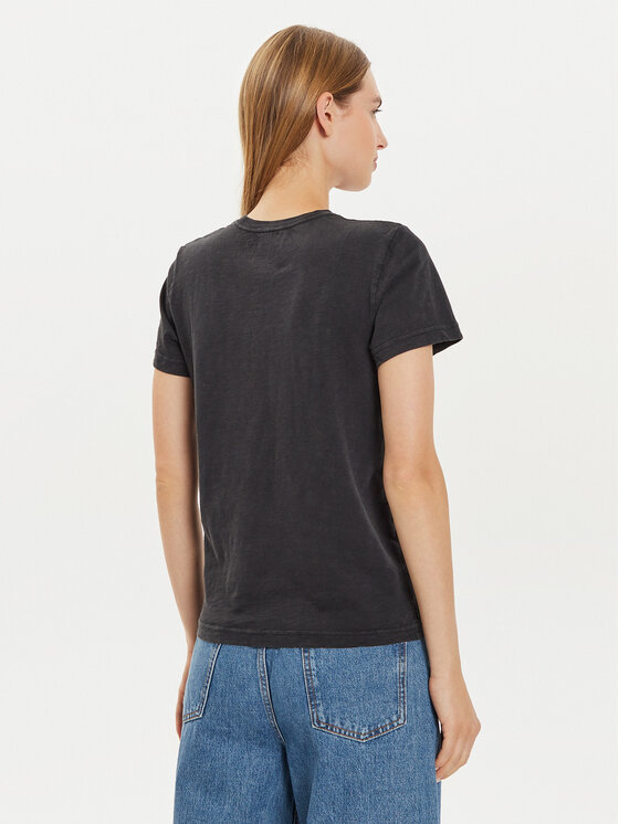 Lee Lee T-shirt Perfect 112355164 Crna Regular Fit