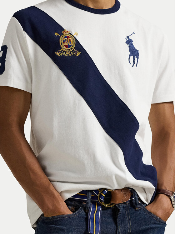 Polo Ralph Lauren Polo Ralph Lauren Tričko 710981767004 Biela Regular Fit