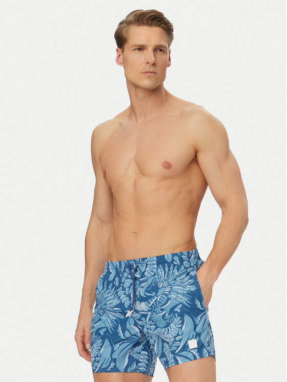 BOSS BOSS Szorty kąpielowe Piranha 50508844 Niebieski Regular Fit