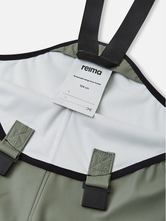 Reima Reima Nepromokavé kalhoty Lammikko 5100026A Zelená Regular Fit