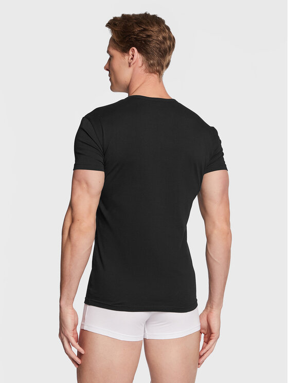 Armani Exchange Armani Exchange 2er-Set T-Shirts 956005 CC282 07320 Schwarz Slim Fit
