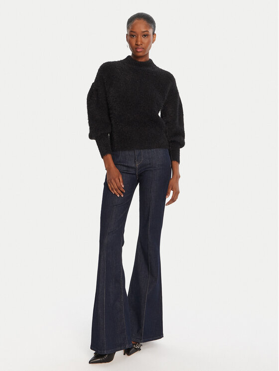 Guess Guess Пуловер W4BR25 Z3BH0 Черен Regular Fit