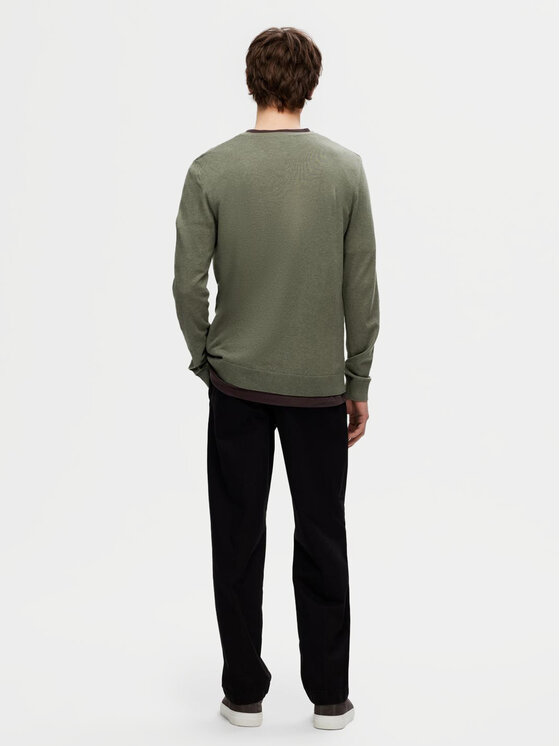 Selected Homme Selected Homme Pulover 16090147 Verde Regular Fit