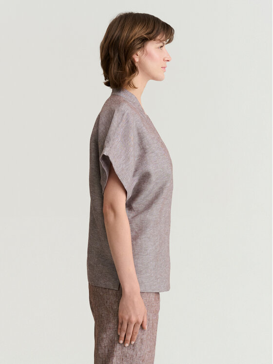 TATUUM TATUUM Bluzka TINTI 1 Brązowy Loose Fit