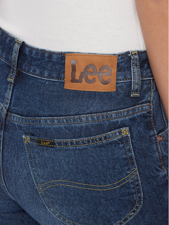Lee Lee Jeansy Rider Jeans 112346312 Niebieski Regular Fit