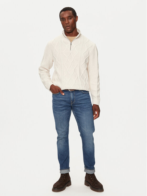 Guess Guess Sweter M4BR49 Z3IN0 Beżowy Regular Fit