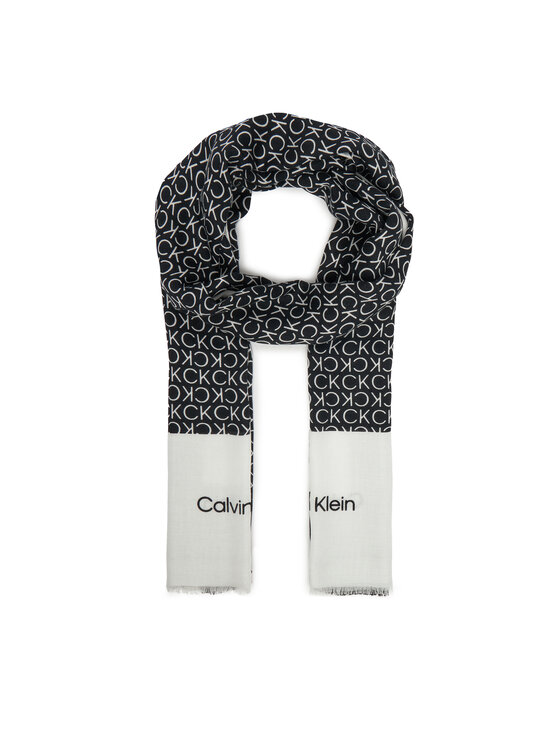 Fular Calvin Klein Aop Minimal Logo LV04F8053G Negru
