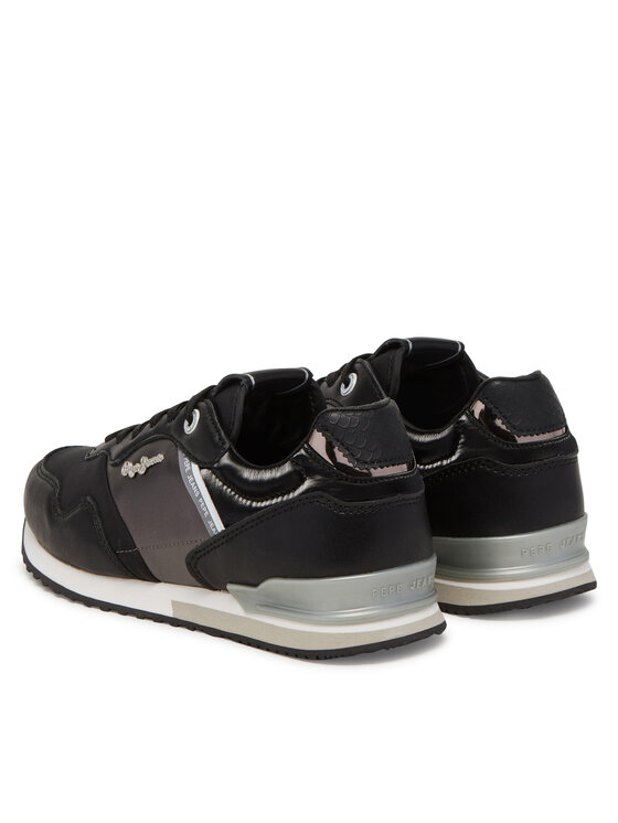 Pepe Jeans Pepe Jeans Tenisice London Shine W PLS40046 Crna