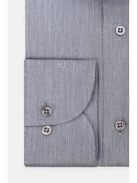 Lancerto Lancerto Koszula Buena KO051223000006 Szary Slim Fit