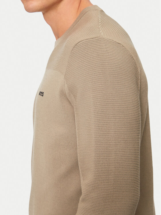 BOSS BOSS Pullover Momentum-X_Cn 50498559 Beige Regular Fit