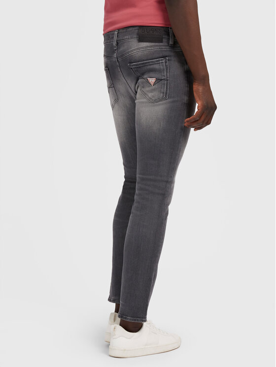 Guess Guess Blugi Miami M2YAN1 D4Q52 Gri Skinny Fit