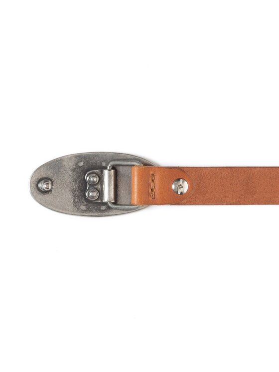 Wrangler Wrangler Pasek Damski CTF SMALL W BELT Brązowy