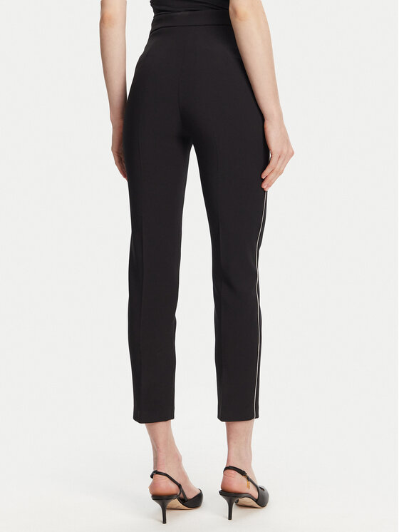 Elisabetta Franchi Elisabetta Franchi Παντελόνι υφασμάτινο PA-T71-51E2 Μαύρο Regular Fit