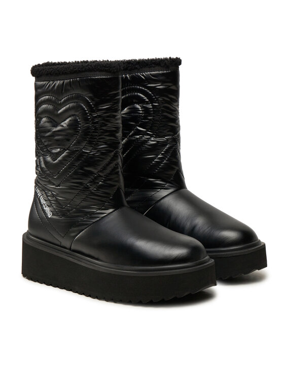 LOVE MOSCHINO LOVE MOSCHINO Čizme za snijeg JA24286L0LIN600A Crna