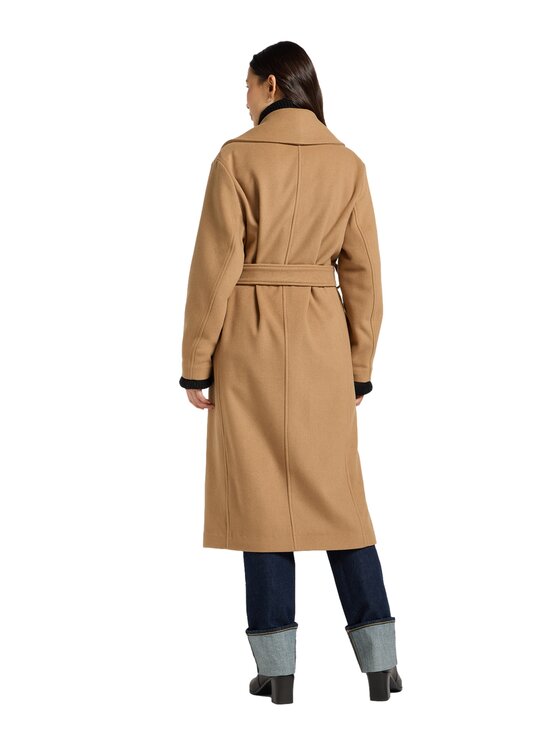 Lee Lee Płaszcz 112371065 Brązowy Regular Fit