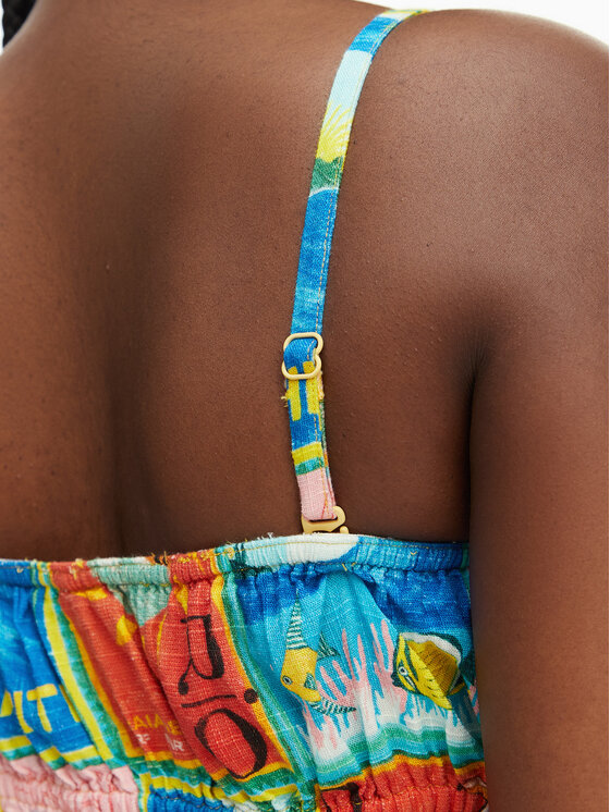 Roxy Roxy Top Atlas Palmy Daze ERJWT03669 Šarena Regular Fit