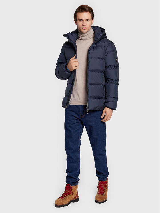 J.Lindeberg J.Lindeberg Giubbotto piumino Barrell FMOW06385 Blu scuro Regular Fit