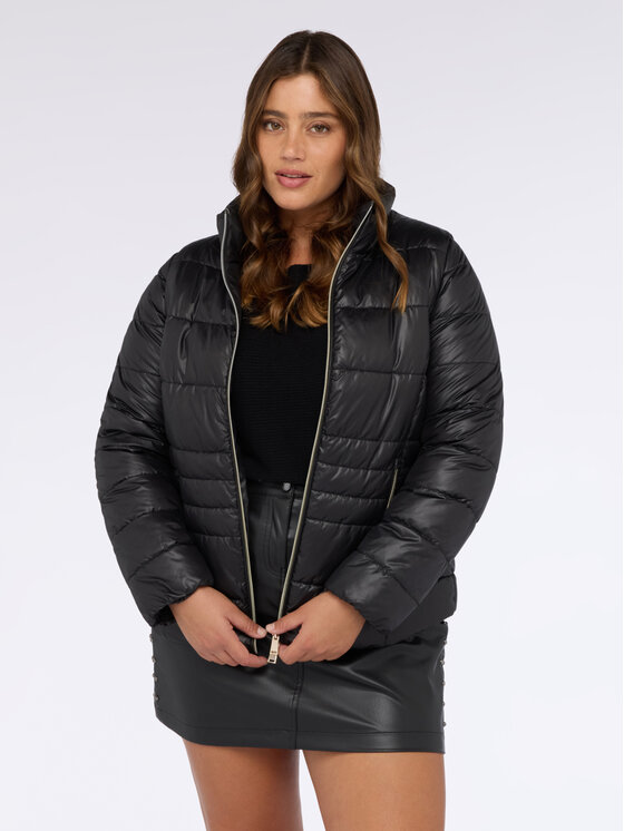 Fiorella Rubino Fiorella Rubino Kurtka puchowa F444T001345N033 Czarny Regular Fit