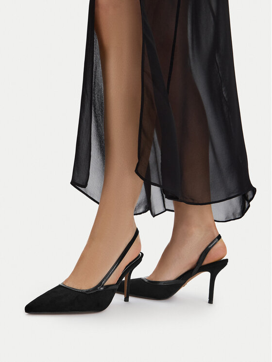 Nine West Pantofi cu toc subțire EO-SX005 06 Negru