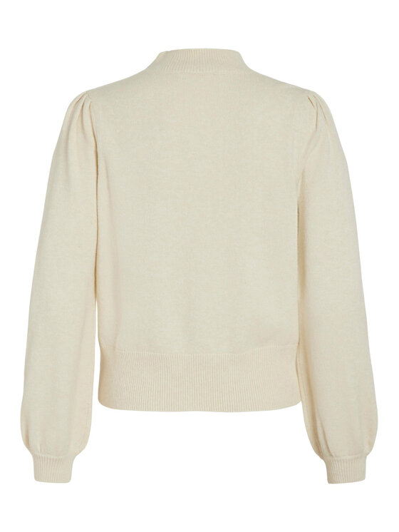 Vila Vila Maglione 14084179 Beige Regular Fit