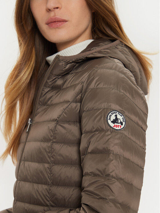 Jott Jott Pernata jakna Cloe P000WDOW01 Bež Slim Fit