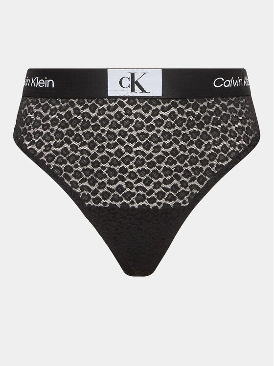 Calvin Klein Underwear Stringi 000QF7235E Melns