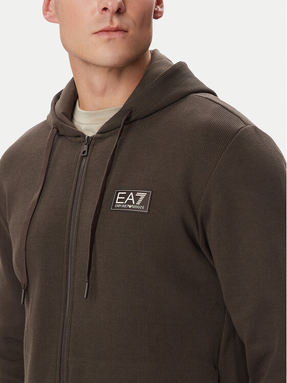 EA7 Emporio Armani EA7 Emporio Armani Majica dugih rukava 7M002233 AF21822 U6027 Tamno smeđa Regular Fit