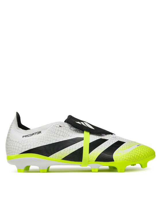 adidas Buty do piłki nożnej Predator League Fold-Over Tongue JI1111 Biały