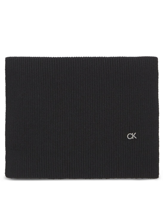 Calvin Klein Calvin Klein Sada čepice a šál Re-Lock Beanie / Scarf K60K611331 Černá