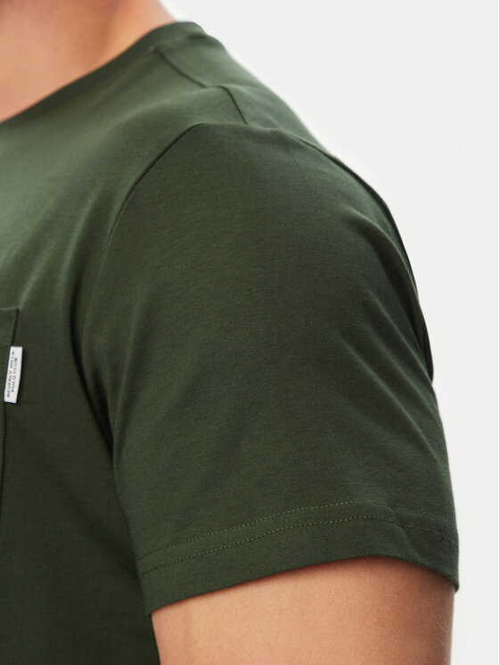 Beverly Hills Polo Club Beverly Hills Polo Club T-shirt P-SS26M-TS414000BTGR Tamno zelena Regular Fit