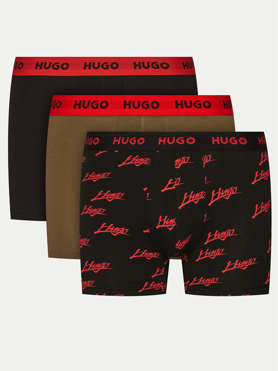 Hugo Lot de 3 boxers 50517887 Multicolore