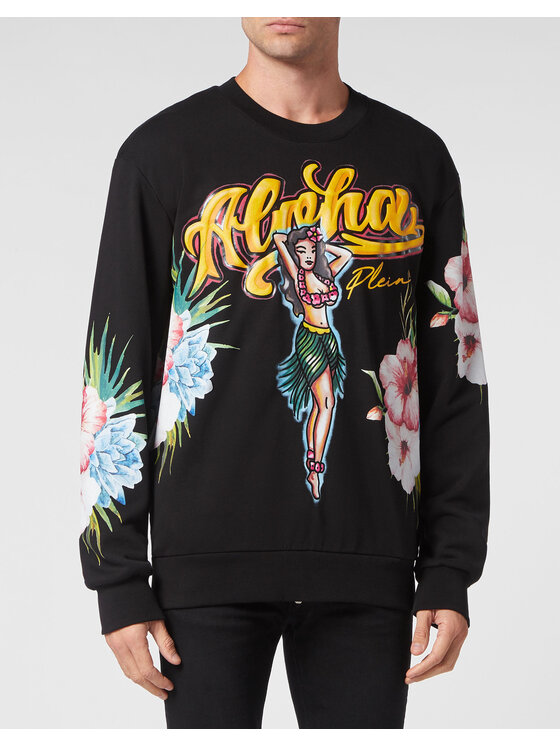 PHILIPP PLEIN PHILIPP PLEIN Bluza 2507 Czarny Regular Fit