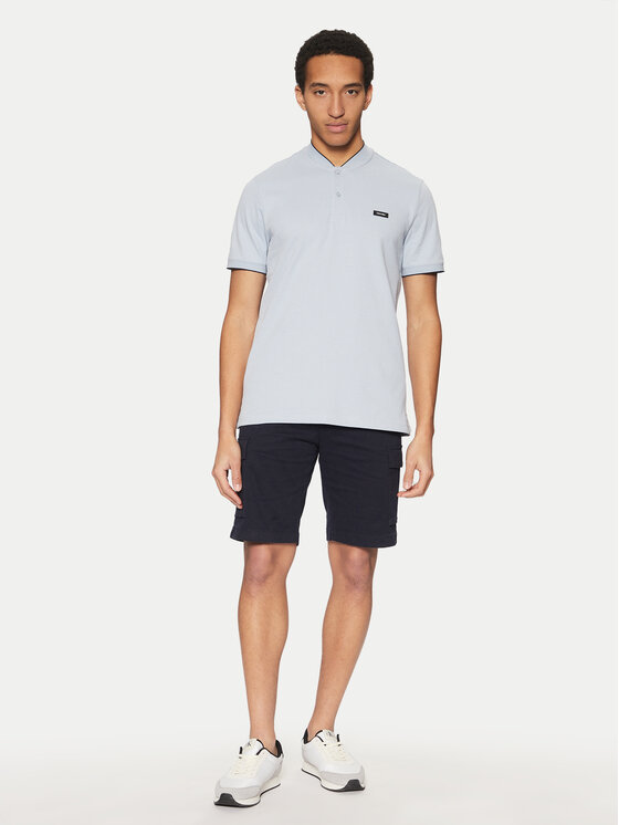 Calvin Klein Calvin Klein Polo K10K114139 Niebieski Regular Fit