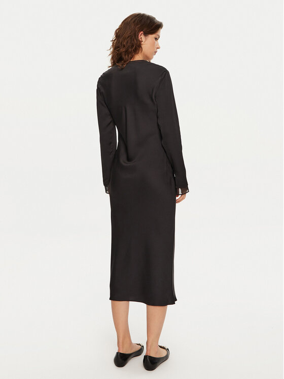 Calvin Klein Calvin Klein Φόρεμα κοκτέιλ K20K207845 Μαύρο Regular Fit