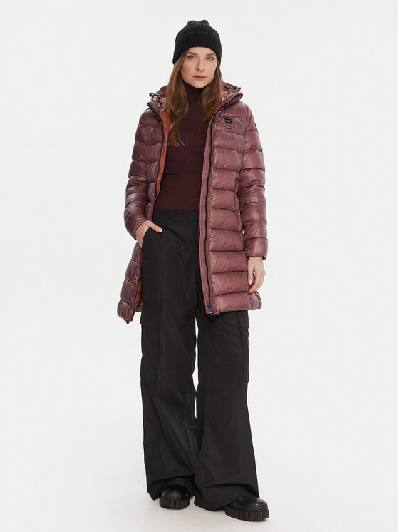 Blauer Blauer Prehodna jakna 25WBLDK02069 Bordo rdeča Regular Fit