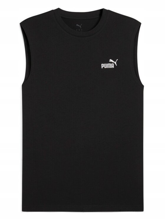 Puma Puma Tank top Essentials No. 1 Logo 682626 Czarny Regular Fit