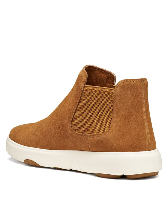 Geox Geox Kotníková obuv s elastickým prvkem D Nebula 2.0 C D663TC 22 C6627 Hnědá