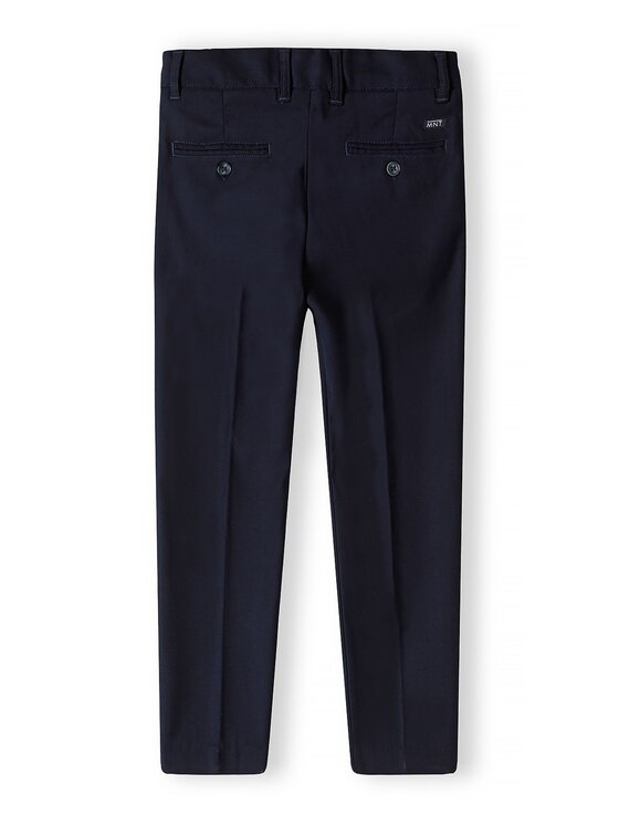 minoti minoti Spodnie materiałowe 29FORMAL251B Granatowy Regular Fit